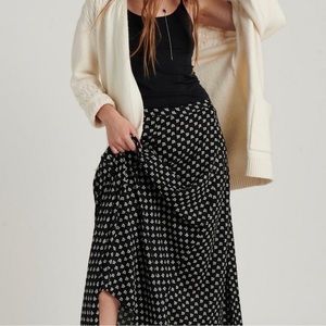 Lucky Brand boho style circle maxi skirt